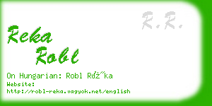reka robl business card